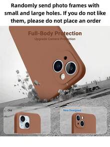 军规级防震防指纹硅胶手机壳，带绒面后盖，兼容 17/17 Air/17 Pro/17 Max/16/15/14/13/12/13 Mini、Galaxy A56 5G/S23 Ultra、荣耀、OPPO、Realme等机型。适合作为男女朋友的生日礼物或节日礼物。 - 棕色 - 查看 6