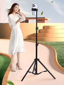 1 pieza El trípode ajustable multifuncional con brazo telescópico cuenta con rotación libre y ajuste de altura de 180 grados. Tiene una estructura robusta, posicionamiento flexible para la creación de contenido y materiales de alta calidad - Adecuado para cocinar, grabar alimentos y transmisión en vivo para vacaciones de verano, viajes, actividades al aire libre, transmisión en vivo, equipo de palo de selfie para grabación estable de Vlogging con alta capacidad de carga