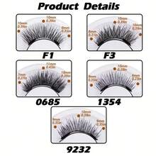 5 Pair Upgrade Magnet Magnetic Eyelashes With Applicator, Reusable No Glue Needed Magnetic Lashes Without Eyeliner, Portable Cat Eye Natural Look False Eyelashes More Easy To Wear And Remove Strip Lashes, Lashes, Eyelashes, Fake Lashes - Mi tự nhiên - Xem 6