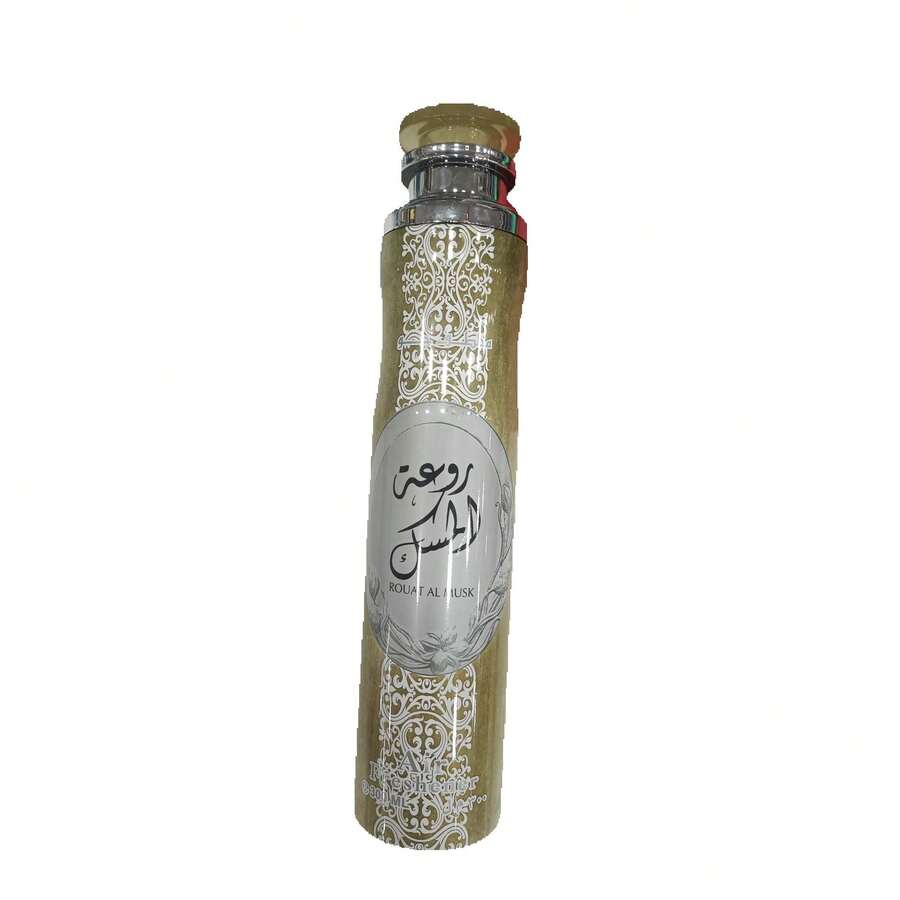 Lattafa Rouat Al Musk Arabic Air Freshener Spray 300ML Concentrated Air Freshener For Home Clean And Long-Lasting Scent - BEGI - View 1