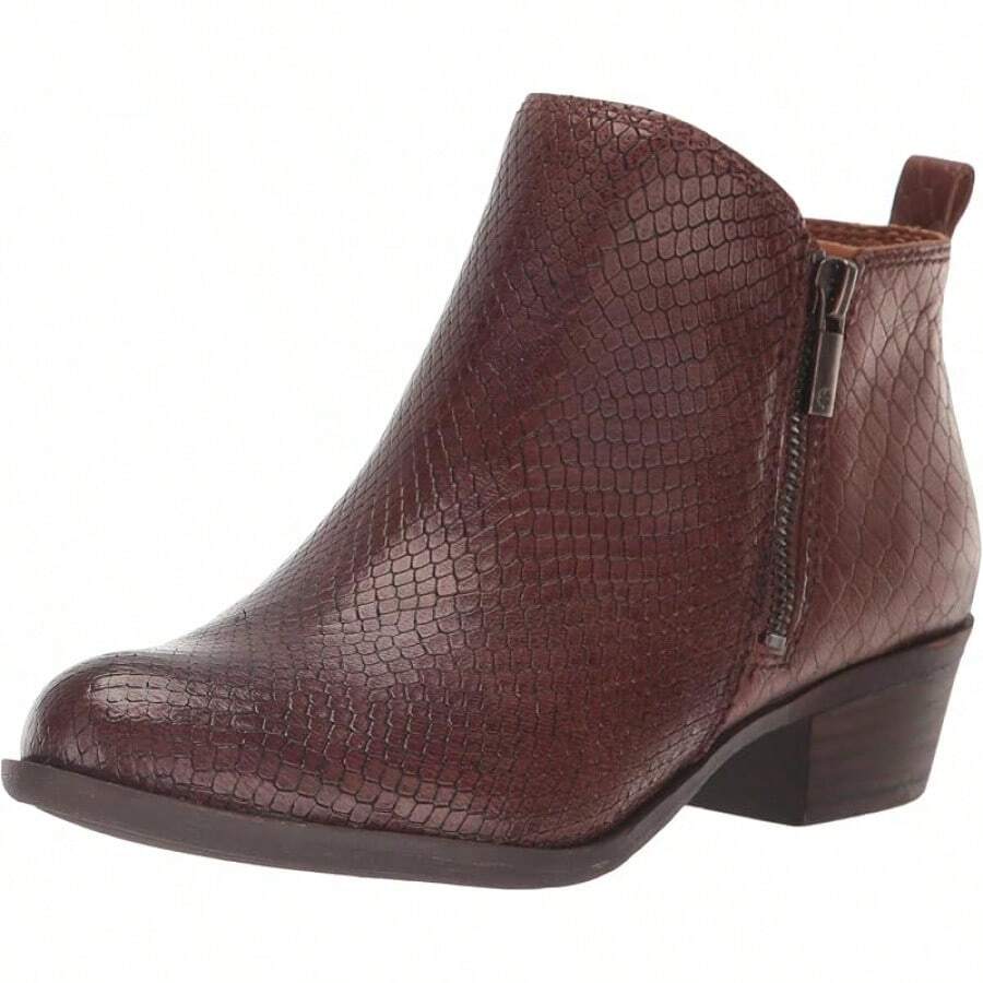Women's Basel Ankle Bootie - Fashionable Footwear - 烤 - 查看 1