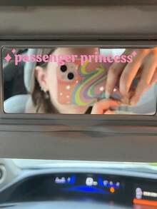 1pc Letter Pattern Fashionable Cute Car Sticker