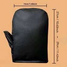 一副冬季保暖摩托车手套 - 加厚保暖内衬，电动滑板车保暖车把套，安全绑带设计，安装简便，兼容摩托车、自行车、踏板车 - 适合冬季寒冷天气骑行、长途和日常通勤，四季皆宜，易于清洁