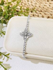 1pc 925 Sterling Silver Money Bag Woven Bracelet, Luxurious For Women's Daily Date Jewelry Accessory, Elegant & Versatile, Suitable For Valentine's Day, Birthday, Party & Everyday Wear