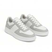 Women's Gym Training Day To Day Sneakers - Beautiful And Comfortable Skate Shoes - 灰色 - 查看 6