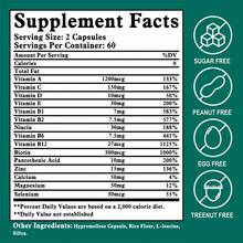 XEMENRY Vitamins/Minerals - 120 Capsules - View 2