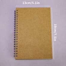 Daily Planner Notebook, English Version, Monthly & Weekly Planner, A5 Spiral Bound