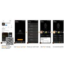 Smartwatch ISW-O20 con pantalla HD de 2.04", con IA, resistencia al agua IP68 y talla grande de 200 modos deportivos profesionales - Negro - Ver 8