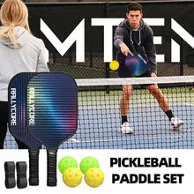 Perfect Pickleball Gift Set For Men & Women  Includes 2 Paddles, 4 Balls, Carry Bag,  Adult Beginn - 白色 - 查看 2