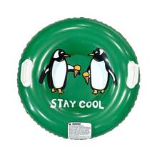 1 قطعة زلاجة ثلج قابلة للنفخ من البي في سي، مقاومة للانقلاب، سميكة، مقاومة للبرد، زلاجة ثلج للبالغين للاستخدام الخارجي، لعبة شتوية