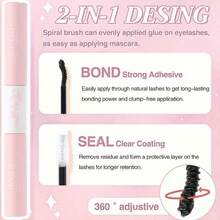 651pcs Colorful DIY Lash Extensions Kit, 6 Styles 50D+60D+80D+Colored Fluffy Individual Cluster, D Curl Volume Dramatic Eyelash Extensions 0.39-0.63inch Mixed Tray, Bulk Personal Lash Extensions With Lash Bond & Seal And Lash Tweezer DIY At Home, Suitable For Daily Makeup And Role Play, Reusable - Colorful - View 9