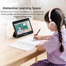 PHILIPS TAK2000 Over-Ear Children's Hearing, Primary School Online Class Learning, Low Decibel Protection Wired Headphones With Headsets, Daily Learning Supplies, Other Stationery, Game Headphones, Office Education, Online Class Learning