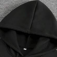 Men'S Casual Race Car Hoodie With Bold BLT Graphic Print, Loose Fit, Long Sleeve, FallWinter Collection, Red, Regular Fit, 180g㎡ Polyester Blend, Machine Washable, Sweater Hoodie - màu đen - Xem 2