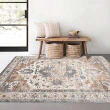 Bohemian Style Style Carpet - Stain Resistant, Non-Shedding, Machine Washable, Suitable For Living Room And Bedroom DecorChristmas Decor Kitchen Rug - Multicolor - View 15