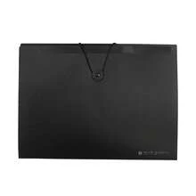 1pc Minimalist A4 File Folder, 8-Compartment Accordion Document Organizer, High Capacity Office/Student File Storage Bag - Multicolor - View 9