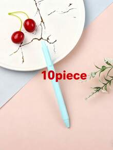 1/5/10/20/50pcs Customized Text/Logo Macaron Color Neutral Pens, Simple Push-Type Signing Advertising Pens For Students, Office Supplies, Ideal For Anniversary Commemorations Or Bridesmaid Gifts, Personalized Luxury Advertising Neutral Pens With Engraved Text, Personalized Wedding Gifts, Motivational Pens For Employees, Teacher Gifts, Corporate Gifts, Student Gifts, Customized Wedding Gifts, Coworker Gifts, Halloween Gifts,Office Decor - 彩色 - 查看 37