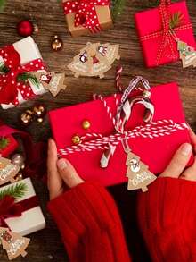 48 Vintage Weihnachtskarten mit Weihnachtsmann- und Rentier-Motiven - perfekt für Geschenkanhänger und festliche Dekorationen