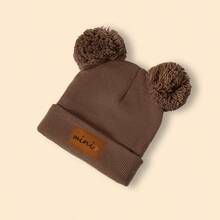 6pcs Baby Knit Hats, 8 Colors Available, Thick & Warm For Winter, Minimalist & Cute Style, Suitable For 1-6 Years Old Children Outdoor Hiking/Skiing And Daily Winter Wear