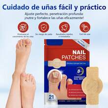 Parches De Cuidado Para Las UñAs,Treatment Nail Support Nail Care,Parche Corrector De UñAs De Los Pies, Reparar daños en las uñas, Mejorar el color de las uñas(1 paquete) - 1 - Ver 5