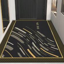 850g/Sqm Luxury Velvet Carpet, Black With Gold Accents, Non-Slip, Machine Washable, Durable & Soft Carpet Suitable For Living Room, Bedroom, Dining Room, Office - Rectangular, Lightweight, Fade-Resistant, Indoor/Outdoor Decor Christmas Decor Kitchen Rug - Multicolor - View 38