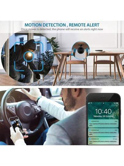 Slimme Mini WiFi Camera,Voice Video Recorder Wifi Cctv App Wireless Hidden Camera view 6