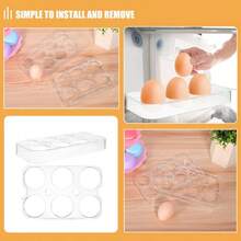 2Pcs Holder For Refrigerator Organizer Storage Box Clear Tray For Fresh Storage Stackable Design For Kitchen And Fridge Organization