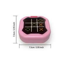 3 In 1 Electronic Tic Tac Toe Game, Handheld Digital Tic Tac Toe Bolt Game With Silent Mode, Portable Learing Toy Gift For Kids & Adults - màu xanh lá - Xem 4