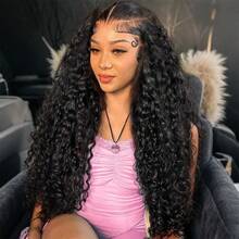 Water Wave Hair Bundles For Women Weave Curly Bundles Hair Extensions 9 Bundles Deep Wave Bundle 16 18 20 Inch Hair Weave Curly Wavy Texture - Multicolor - View 7