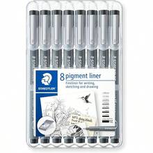 Waterfast Fadeproof Fineliner Pigment Liner Of 8 Wallet Of 8 308 SB8