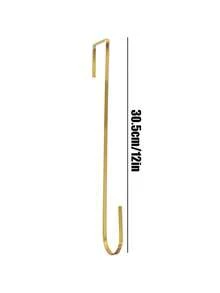 1pc Colorful Door Wreath Hook - Valentine's Day Easter Decoration Golden Door Single Hook Decoration Hook Swimming Pool Hook Door Wreath Hook Bird Feeder Flat Hook Wreath Hook Hanger - Multicolor - View 21