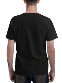 Camiseta de Navidad con la frase "Más probable que sea confundido con un elfo" - Disfraz de elfo divertido, camiseta de fiesta para adultos - Camiseta negra suave y transpirable con frase festiva - Lavable a máquina, regalo de Navidad para hombres y mujeres, atuendos festivos, ropa casual, cuello redondo casual, ajuste cómodo - Negro - Ver 5