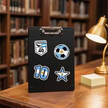 50 buc autocolante pentru tricoul de fotbal Argentina, autocolante de fotbal, accesorii de fotbal, cadouri de fotbal, autocolante sportive cu desene animate, autocolante din vinil impermeabile, potrivite pentru laptop, telefon, mașină, skateboard, sticlă de apă, album, computer, notebook - Multicolor - Vizualizare 2