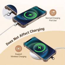 Phone Lanyard cordn de telfono Unisex adulto - 150cm/40cm + Blanco y negro - Ver 9