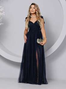 Bridesmaid Dresses - Navy Blue - View 1