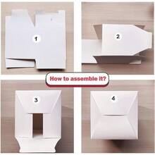 10 Pcs White Cardboard Gift Boxes With Lids 6x6x6inch Square Boxes Medium Gift Boxes Suitable For Party Wedding Christmas Holidays Birthdays And All Other Occasions