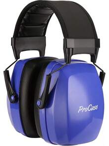 ProCase Orejeras contra Ruido, Protección Auditiva Cancelación Sonido Antiruidos NRR 32dB Auricular  Audífonos Protector del Oído para Caza Campo Trabajo Máquina Lugar Ruidoso - Azul marino - Ver 13