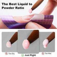 Acrylic Nail Kit Starter Set Acrylic Powder With Nail Drill U V Light Professional Tools With Decoration Everything For Beginners Home Salon Gifts Clear/White/Nude - 清白裸色 - 查看 6