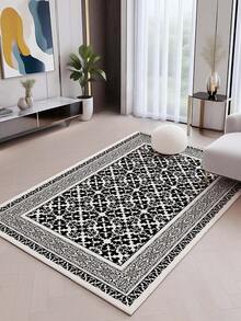 Minimalist Geometric Pattern Decorative Area Rug, Living Room Sofa Carpet, Bedroom Carpet, Bedside Non-Slip Rug, Dining Room/Kitchen Rug, Office Chair Pad, Entryway Mat, Picnic Blanket, Outdoor Camping Mat