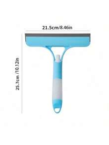 2-In-1 Window Cleaner, Window Brush, Household Non-Detachable Cleaning Tool, Window Screen Wiper, Multi-Purpose Glass Wiper, Window Track Cleaning Brush, Household Cleaning Tool, Window Maintenance, Compact Design, Easy-To-Grip Cleaner, Sturdy Construction, Durable Plastic, Glass Scraper, Professional Cleaner, Cleaning Tool