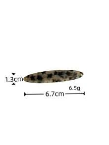 1 pieza Pinza de pelo de estilo casual y deportivo, de alta gama con clip de resorte de ácido acético, adecuada para recogerse el cabello en media cola o cola baja, con diseño sencillo de hoja de sauce, accesorio de pelo para mujer apto para uso diario, escuela, vacaciones en la playa, trabajo, ir de fiesta, regalo de cumpleaños, vuelta al cole, versátil