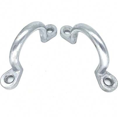 For Horse Trailer Ties Loop 2" I.D  Bolt-On Lashing Rope Horse Tie Down Ring (2 Pcs) Horse Trailer Accessories Tie Ring Down Blocker For Horses Parts And Rings Cross Ties