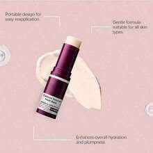 Calcium Multi Balm, Calcium Volume Multi Balm, Wrinkle Core Stick, Korean Collagen Moisturing Stick, Anti-Aging, Hydrating, Firming Skin, Suitable For Eyes, Neck, Face, 9g Buy 1 Get 1 Free - 紫色的 - 查看 8