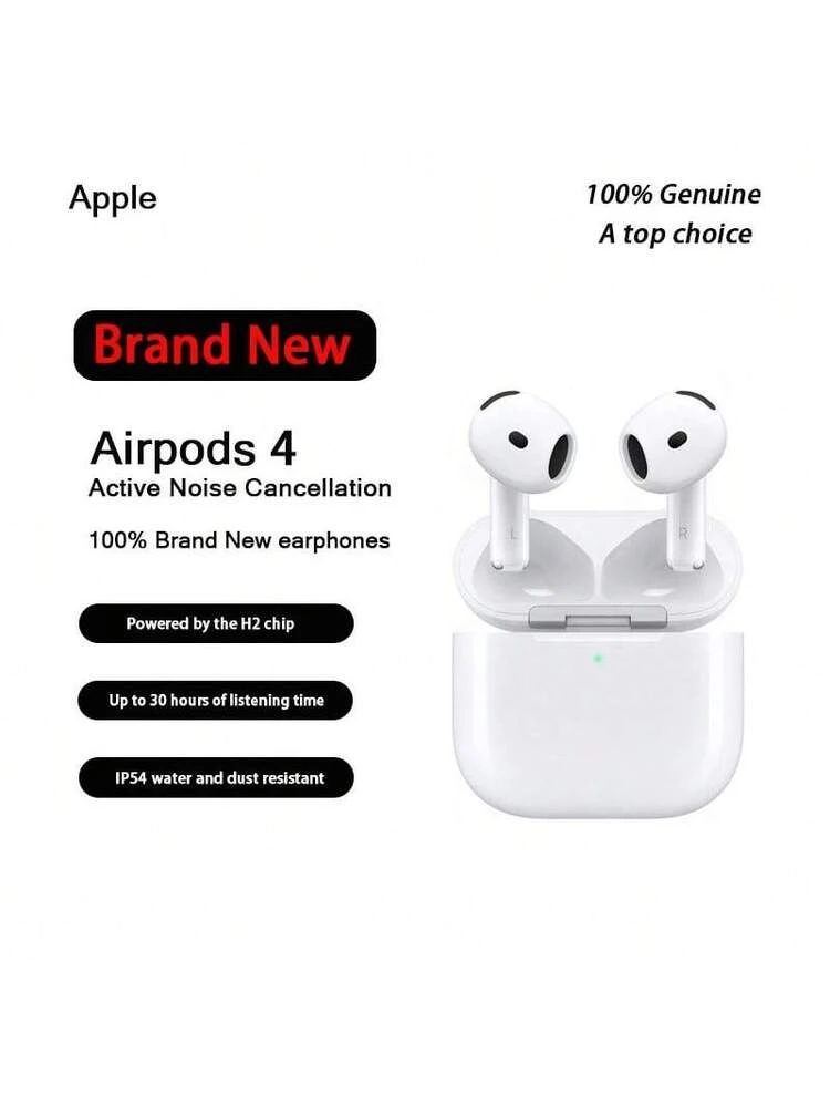 Apple AirPods 4 Active Noise Cancelling Version, P93, Suitable As