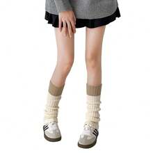 Lebaley Kawaii Leg Warmers For Girls Women - Japanese Lolita Leg Warmers Y2K Harajuku Leg Cover Stockings Kawaii Knit Socks{"Color_name":"Mixture4"} - 多色4 - 查看 1