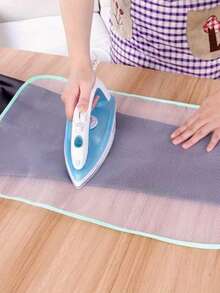 Heat Resistant Mesh Ironing Cloth, Protective Ironing Mesh Cloth, Protective Anti-Scald Mesh Pad, Household High Temperature Insulation Net Pad For Ironing, Suitable For Clothes, Pants, Skirts, Fabrics