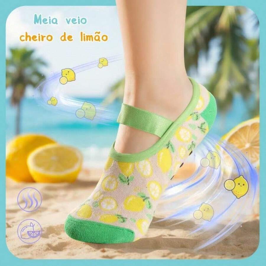 Slip-On Pilates Fitness Yoga Slippers Adult Children Young Casual Cute-Sweet Winter - Limao - 查看 1