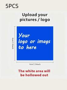 1pc Custom UV DTF Transfer: Full-Color Waterproof Sticker, Instant Application, Christmas Gift, Drink Bottle Sticker, Toy Sticker, Storage Box, Christmas Gift, 5pcs Set