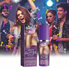 Spray de brillo de luz de estrellas - Spray de brillo de estrellas para el Body, la clavícula y los brazos, adecuado para fiestas en discotecas - Multicolor - Ver 2