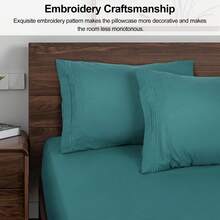 EstiloTendenciaLirex 2-Pack Fundas De Almohada 1800 Hilos, Fundas De Almohada De Microfibra Suave Cepillada, Transpirables Sin Arrugas Y Lavables A MáQuina (50X75 Cm, Verde)Calidad PremiumVersióN Mejorada - Beis - Ver 2