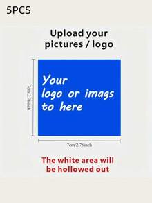 1pc Custom UV DTF Transfer: Full-Color Waterproof Sticker, Instant Application, Christmas Gift, Drink Bottle Sticker, Toy Sticker, Storage Box, Christmas Gift, 5pcs Set